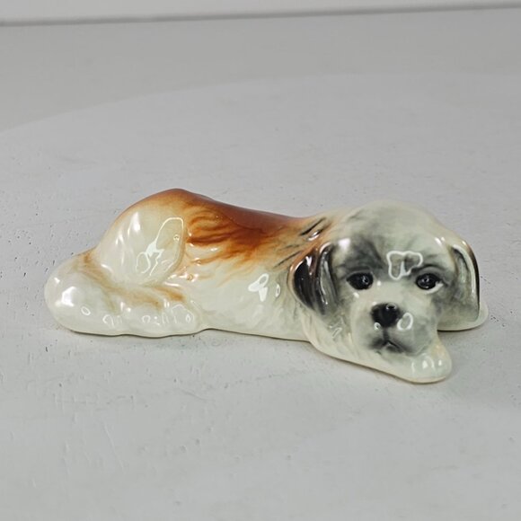 Vintage Goebel Germany Porcelain St. Bernard Puppy Dog Figurine Collectible Home - Picture 8 of 8